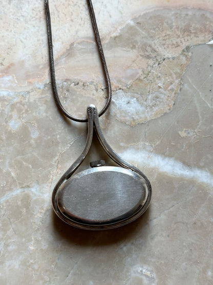1960-70s Heno Swiss silver pendant Ag800