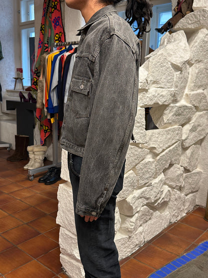 Levi's 70501 01 Type 1st Europe ヨーロッパ企画 リーバイス  1980's 88's 80年代 Black denim ファースト Gジャン Vintage ヴィンテージ Toto Praha Prague Vintage store 古着屋 古着 Vintage clothing ユーロ古着 ヨーロッパ古着 レア ブラックデニム 