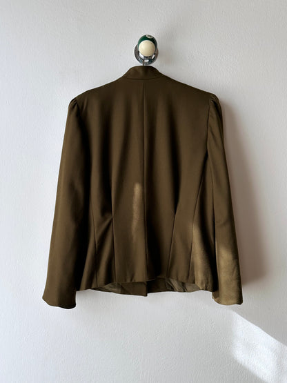 Emmanuelle Khanh olive brown jacket