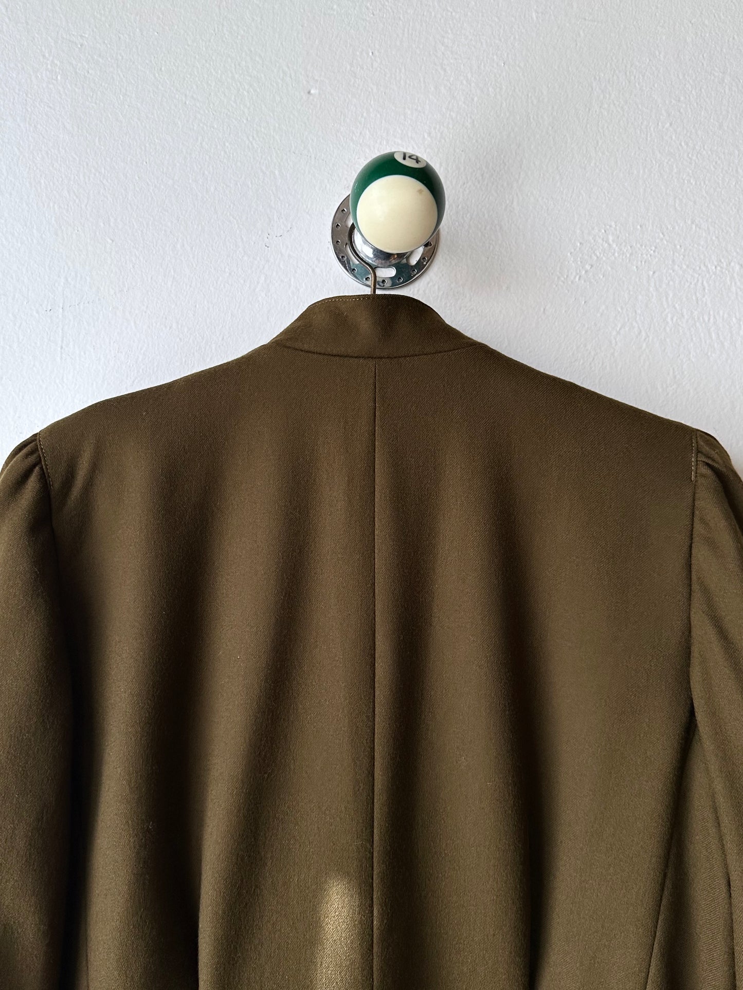 Emmanuelle Khanh olive brown jacket