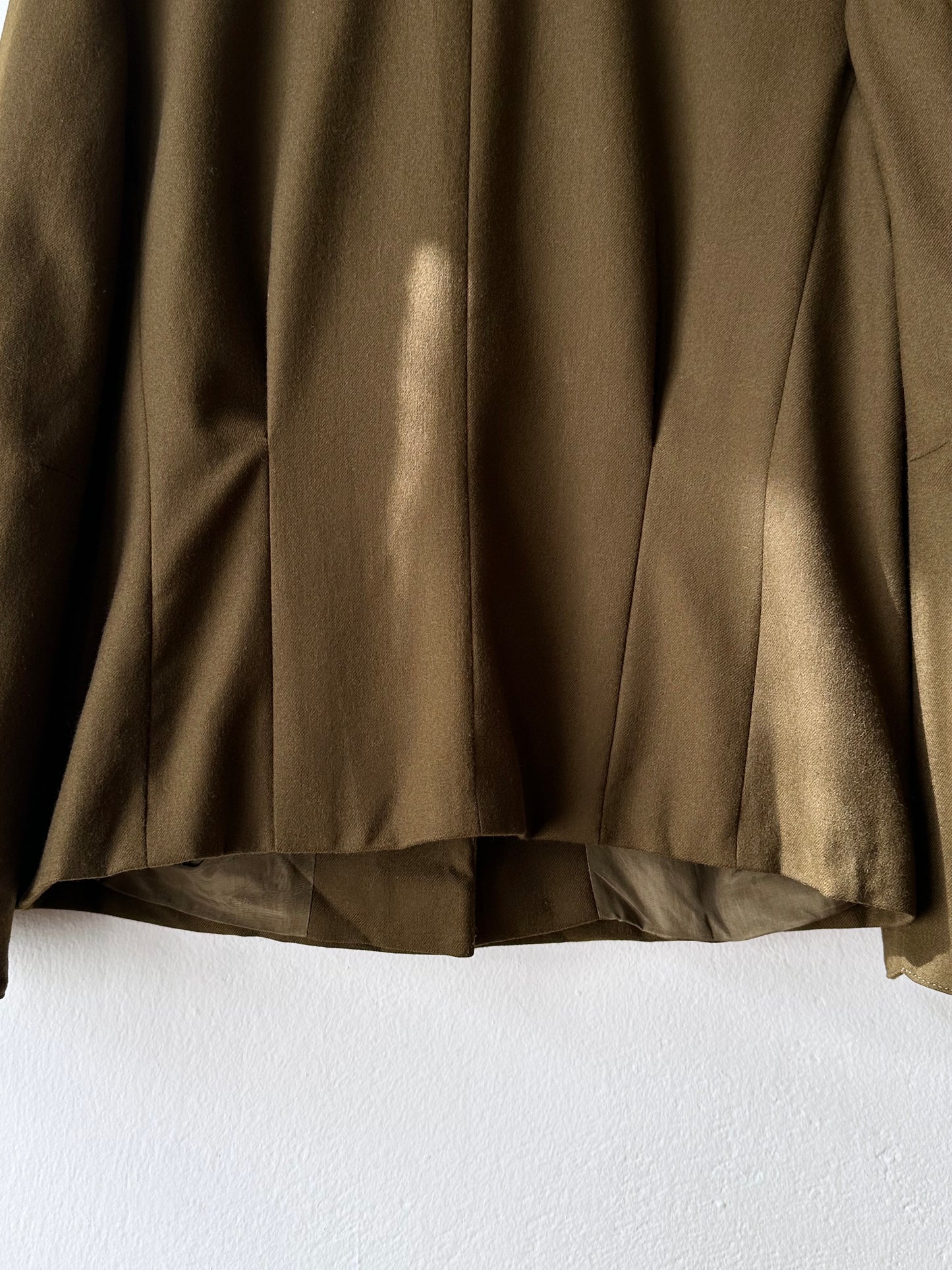 Emmanuelle Khanh olive brown jacket