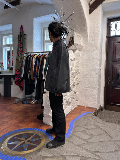 Vintage German black HBT work jkt