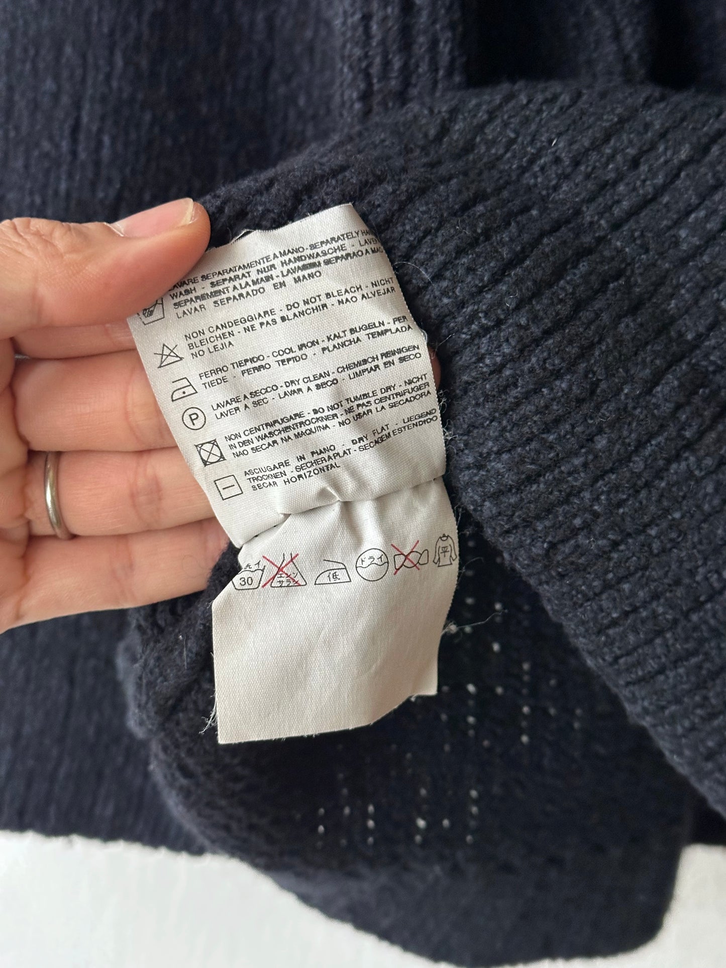 1999's AW 90's Stone Island  Wool knit jumper Massimo osti Paul Harvey マッシモオスティ Vintage ストーンアイランド Toto Praha Antique shop Vintage clothing store Made in Italy プラハ 古着屋 ヴィンテージ ユーロ古着 ヨーロッパ古着 古着卸