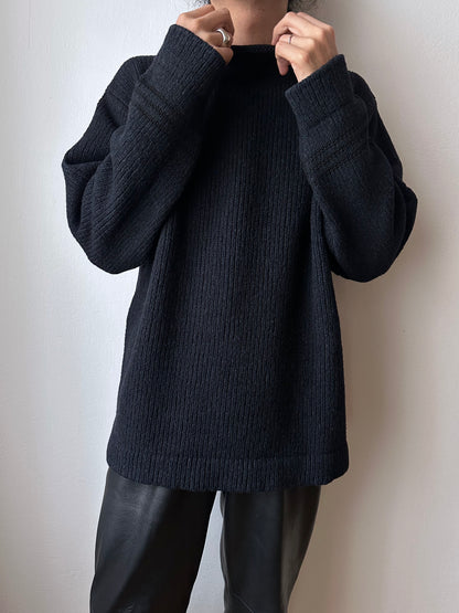 1999's AW 90's Stone Island  Wool knit jumper Massimo osti Paul Harvey マッシモオスティ Vintage ストーンアイランド Toto Praha Antique shop Vintage clothing store Made in Italy プラハ 古着屋 ヴィンテージ ユーロ古着 ヨーロッパ古着 古着卸