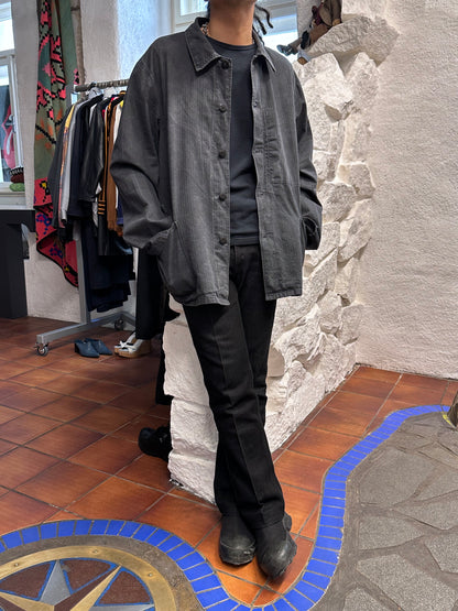 Vintage German black HBT work jkt