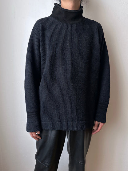 1999's AW 90's Stone Island  Wool knit jumper Massimo osti Paul Harvey マッシモオスティ Vintage ストーンアイランド Toto Praha Antique shop Vintage clothing store Made in Italy プラハ 古着屋 ヴィンテージ ユーロ古着 ヨーロッパ古着 古着卸