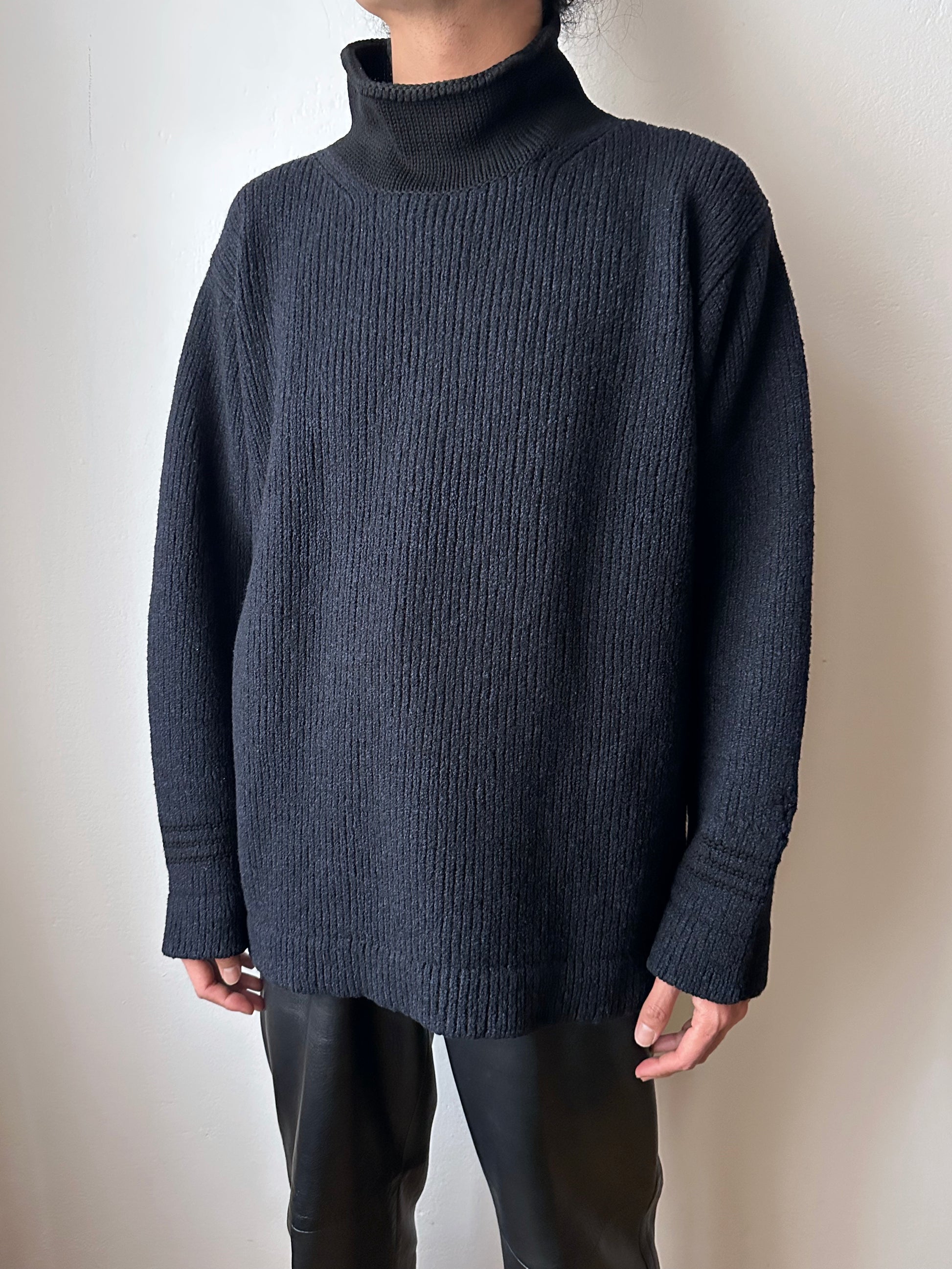 1999's AW 90's Stone Island  Wool knit jumper Massimo osti Paul Harvey マッシモオスティ Vintage ストーンアイランド Toto Praha Antique shop Vintage clothing store Made in Italy プラハ 古着屋 ヴィンテージ ユーロ古着 ヨーロッパ古着 古着卸