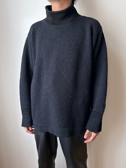 1999's AW 90's Stone Island  Wool knit jumper Massimo osti Paul Harvey マッシモオスティ Vintage ストーンアイランド Toto Praha Antique shop Vintage clothing store Made in Italy プラハ 古着屋 ヴィンテージ ユーロ古着 ヨーロッパ古着 古着卸