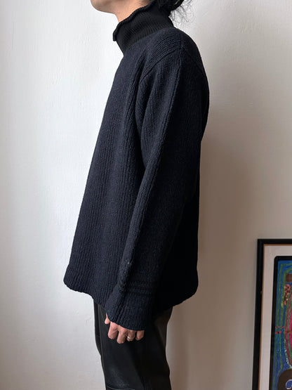 1999's AW 90's Stone Island  Wool knit jumper Massimo osti Paul Harvey マッシモオスティ Vintage ストーンアイランド Toto Praha Antique shop Vintage clothing store Made in Italy プラハ 古着屋 ヴィンテージ ユーロ古着 ヨーロッパ古着 古着卸