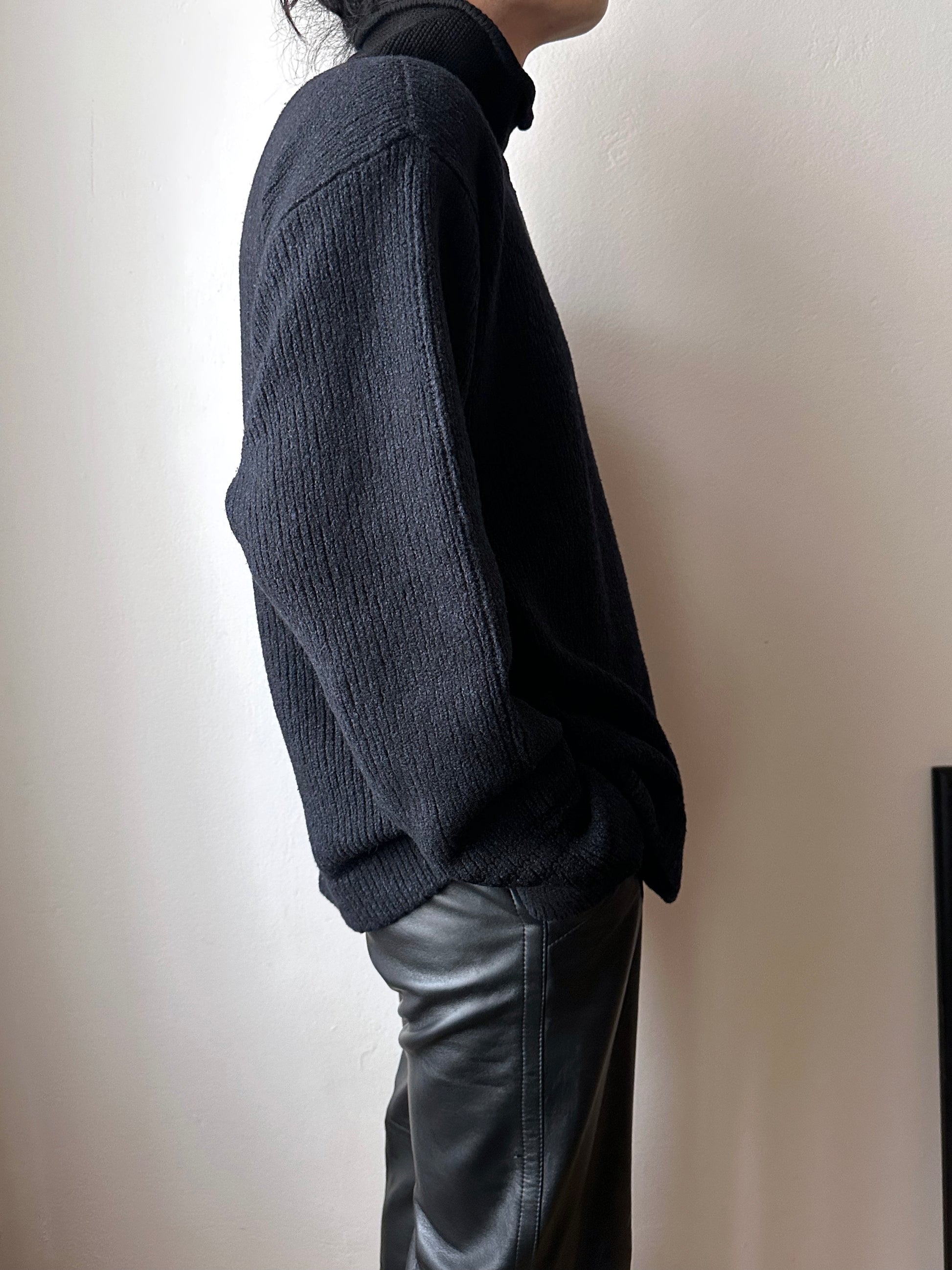 1999's AW 90's Stone Island  Wool knit jumper Massimo osti Paul Harvey マッシモオスティ Vintage ストーンアイランド Toto Praha Antique shop Vintage clothing store Made in Italy プラハ 古着屋 ヴィンテージ ユーロ古着 ヨーロッパ古着 古着卸