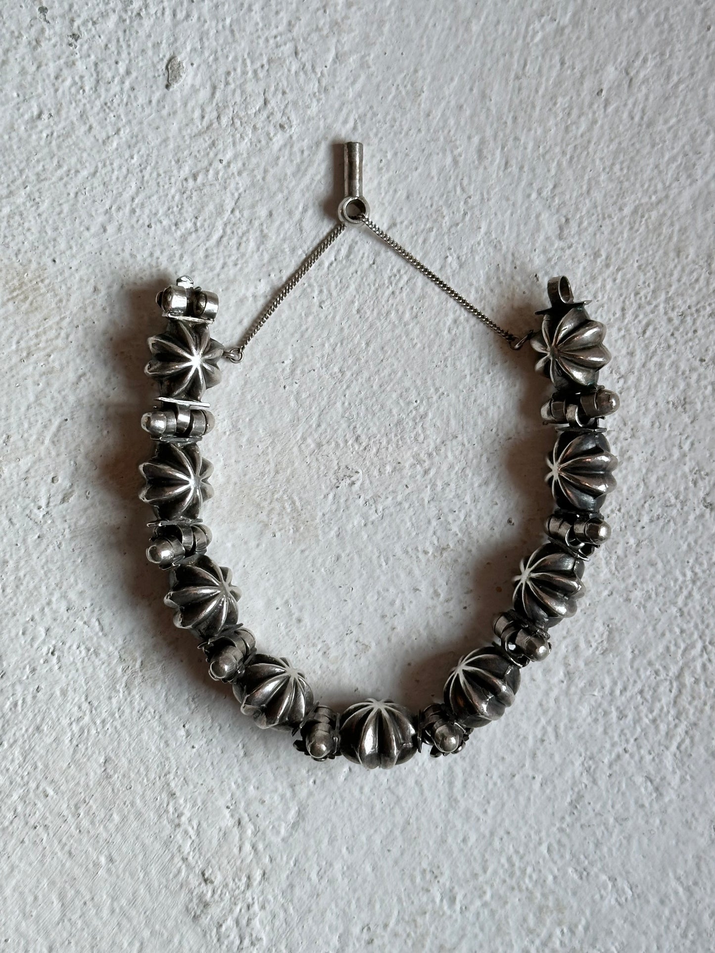 Early 20th century North India Himachal Pradesh silver bracelet