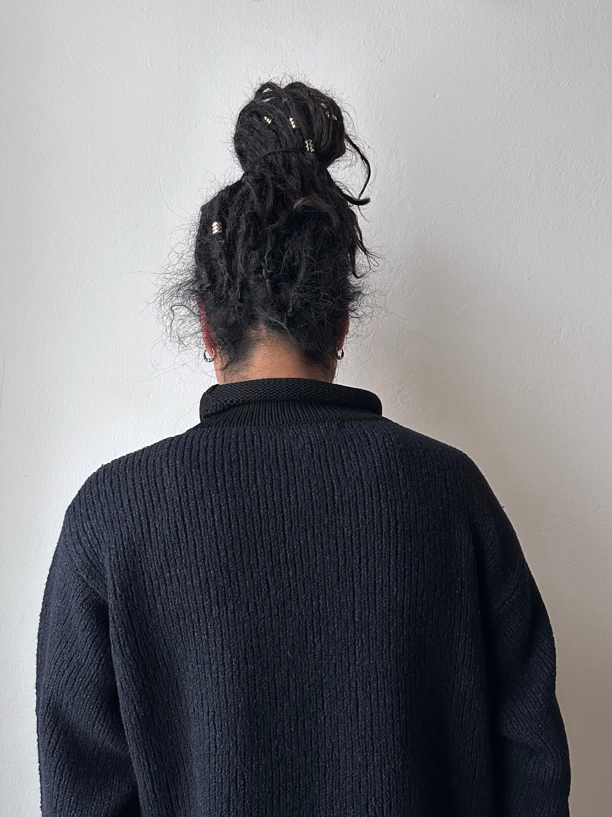 1999's AW 90's Stone Island  Wool knit jumper Massimo osti Paul Harvey マッシモオスティ Vintage ストーンアイランド Toto Praha Antique shop Vintage clothing store Made in Italy プラハ 古着屋 ヴィンテージ ユーロ古着 ヨーロッパ古着 古着卸