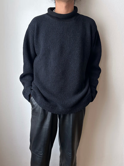 1999's AW 90's Stone Island  Wool knit jumper Massimo osti Paul Harvey マッシモオスティ Vintage ストーンアイランド Toto Praha Antique shop Vintage clothing store Made in Italy プラハ 古着屋 ヴィンテージ ユーロ古着 ヨーロッパ古着 古着卸