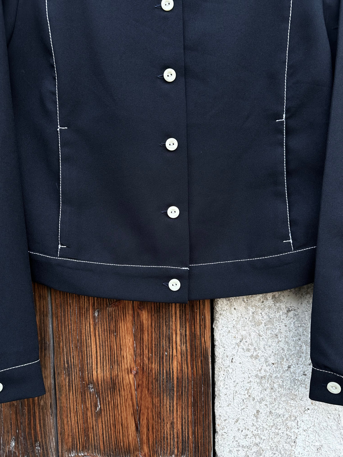 chic track shirt jacket
