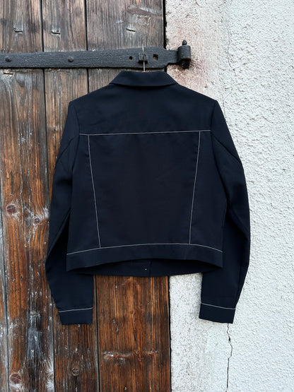 chic track shirt jacket