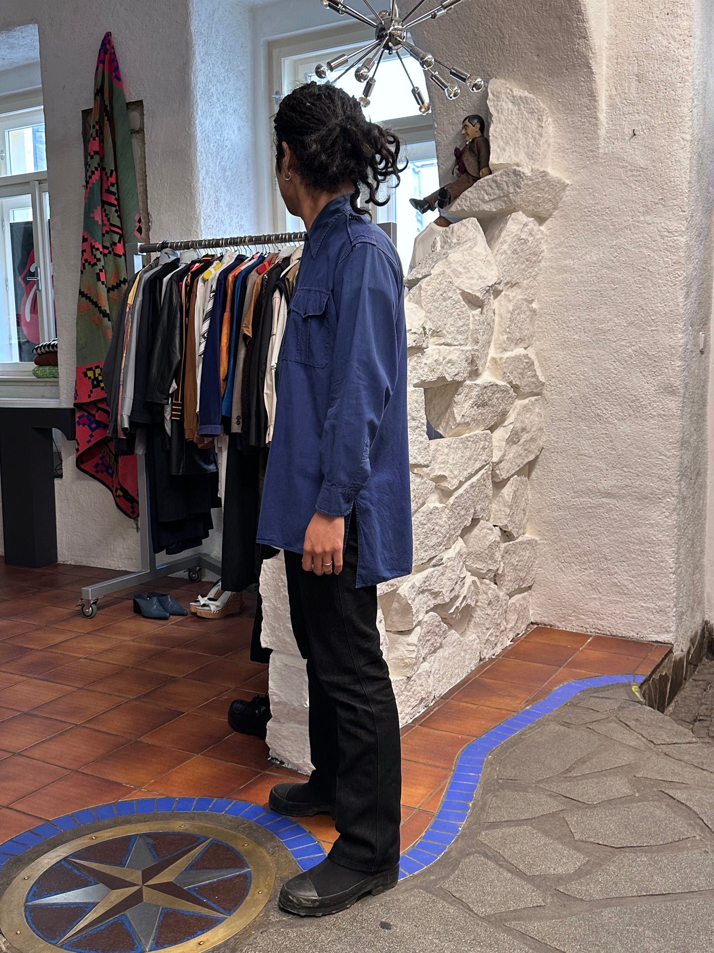 1950s French army cotton shirt