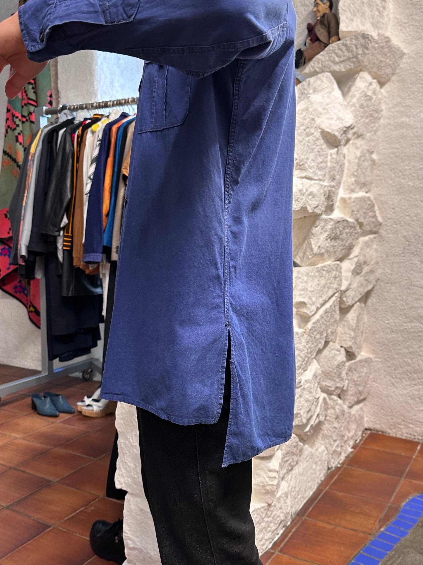 1950s French army cotton shirt