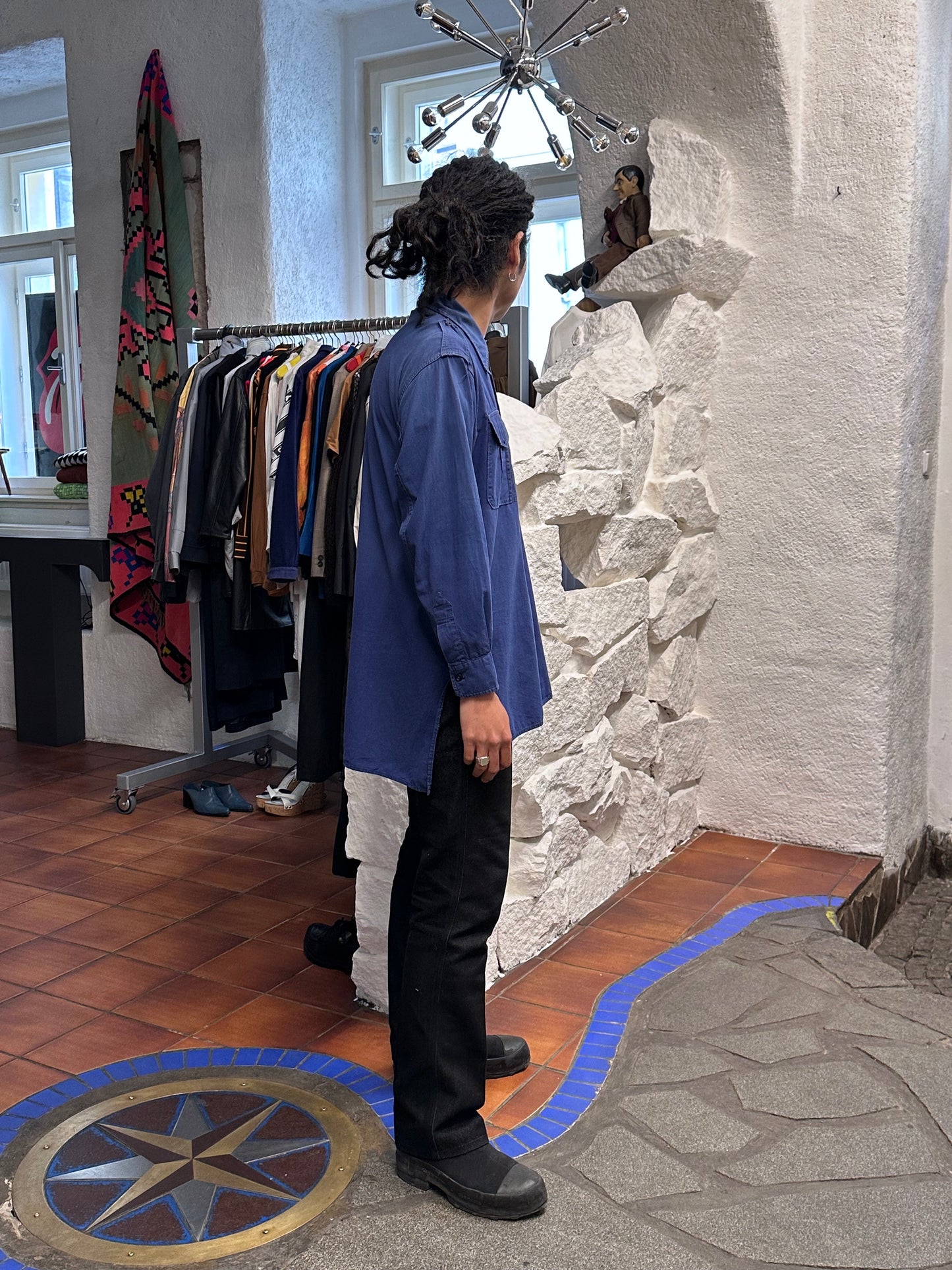 1950s French army cotton shirt