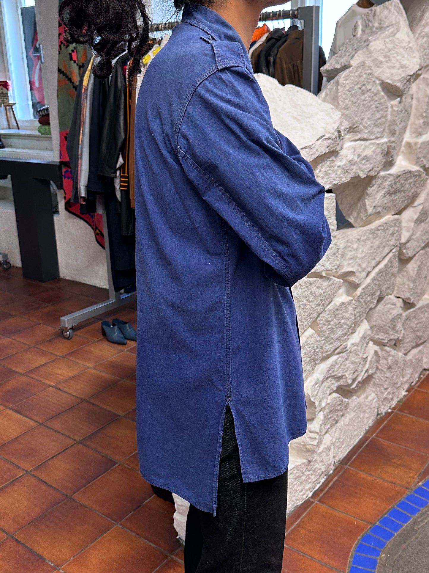 1950s French army cotton shirt