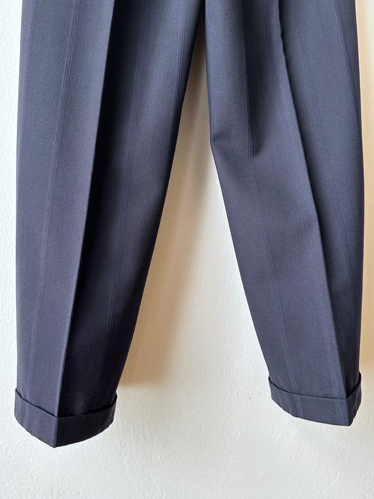 1980s German Striped Trousers - w29