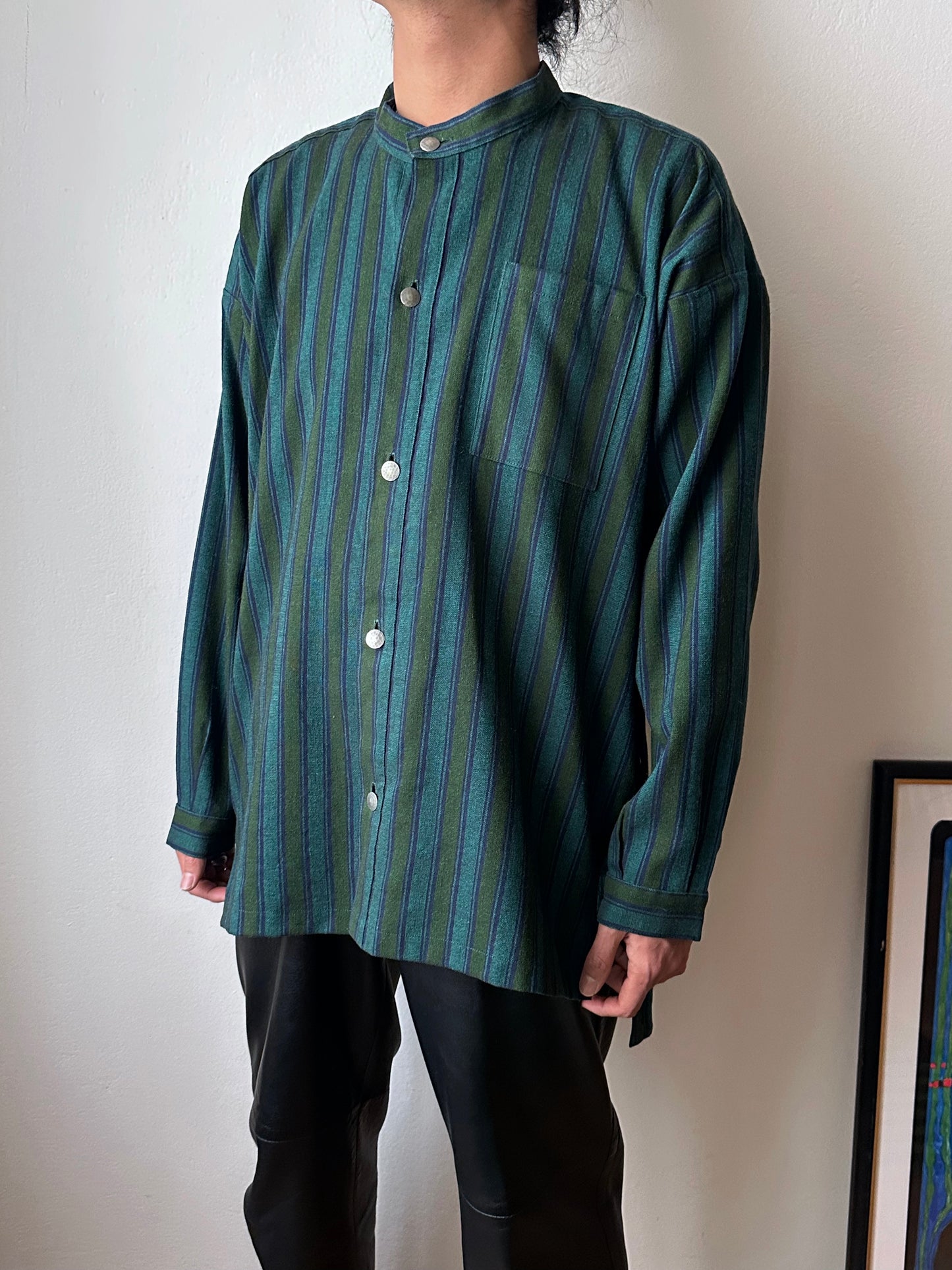 1960-70s Norwegian wool work shirt