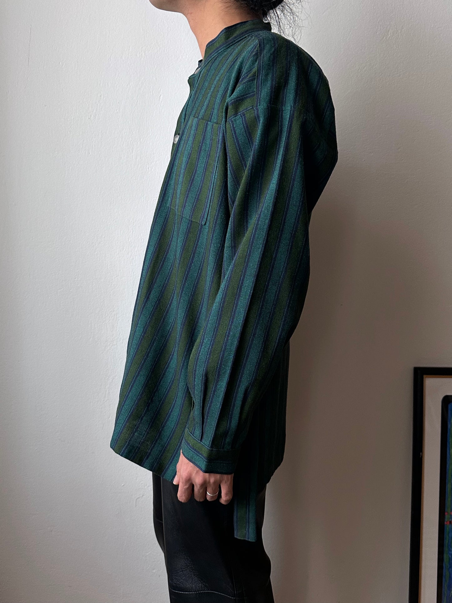 1960-70s Norwegian wool work shirt