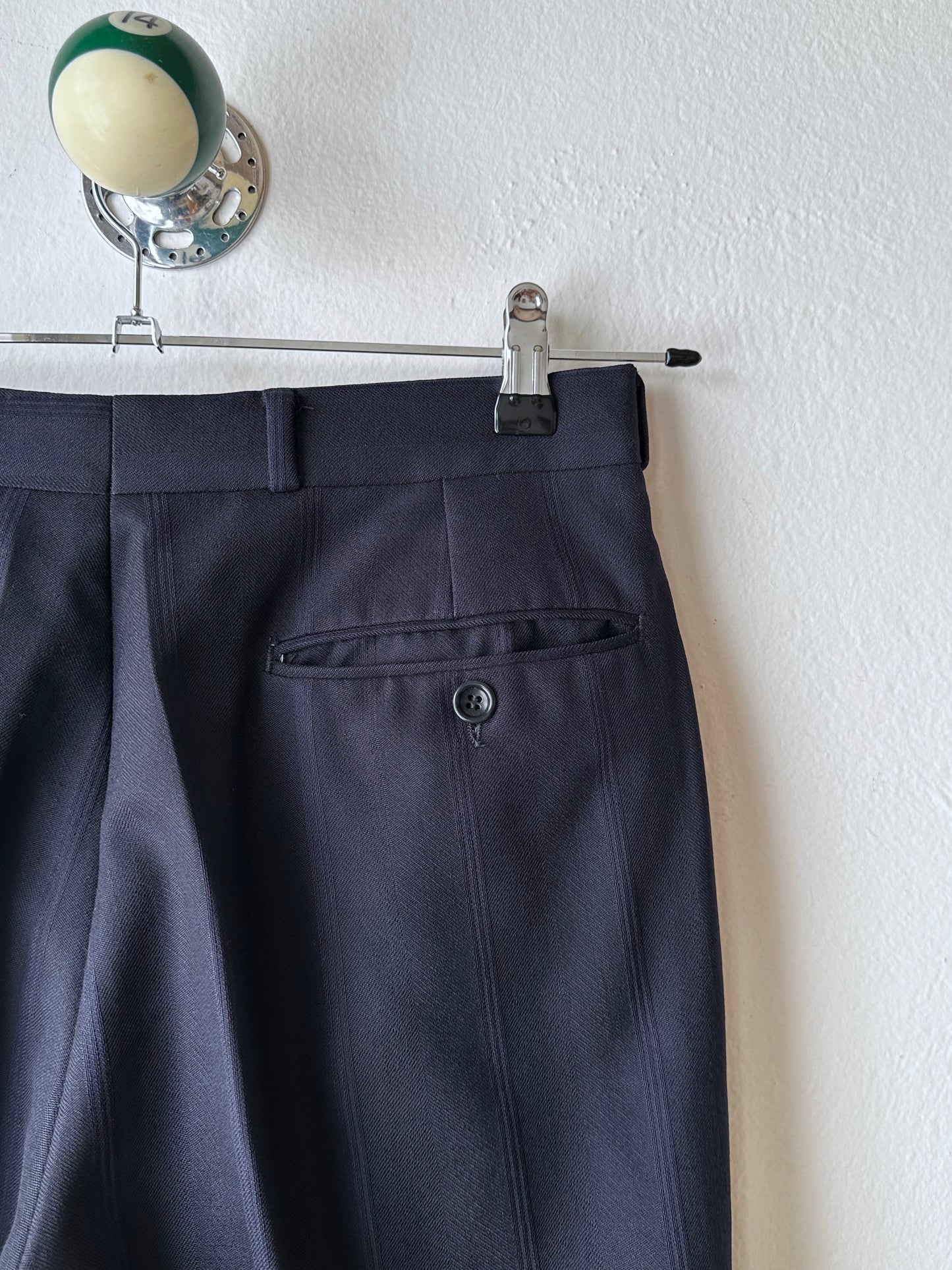 1980s German Striped Trousers - w29