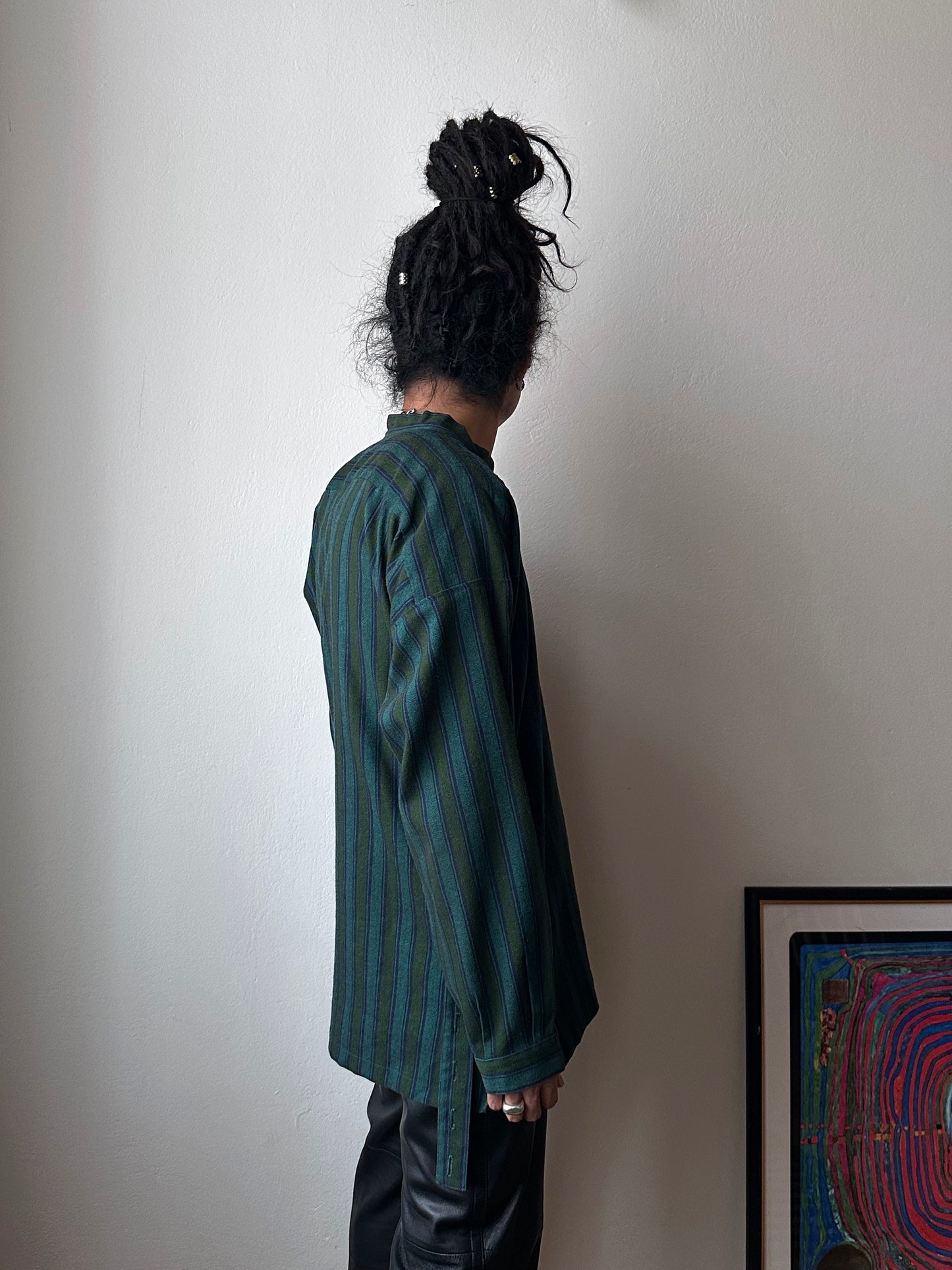 1960-70s Norwegian wool work shirt