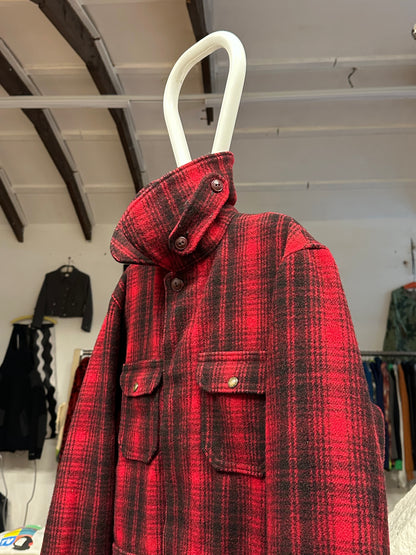 Woolrich Hunting Jacket 50's 60's mackinaw マッキノウ ハンティング Toto Praha Prague プラハ 古着屋 古着 Vintage store Vintage clothing ウールリッチ ハンティングジャケット 50年代 60年代 Made in USA アメリカ古着 ヴィンテージ ユーロ古着 ヨーロッパ古着 Wool Jacket Coat