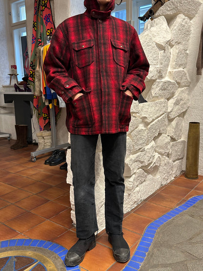 Woolrich Hunting Jacket 50's 60's mackinaw マッキノウ ハンティング Toto Praha Prague プラハ 古着屋 古着 Vintage store Vintage clothing ウールリッチ ハンティングジャケット 50年代 60年代 Made in USA アメリカ古着 ヴィンテージ ユーロ古着 ヨーロッパ古着 Wool Jacket Coat