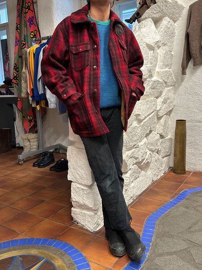 Woolrich Hunting Jacket 50's 60's mackinaw マッキノウ ハンティング Toto Praha Prague プラハ 古着屋 古着 Vintage store Vintage clothing ウールリッチ ハンティングジャケット 50年代 60年代 Made in USA アメリカ古着 ヴィンテージ ユーロ古着 ヨーロッパ古着 Wool Jacket Coat