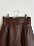 80s SARDAR London leather shorts