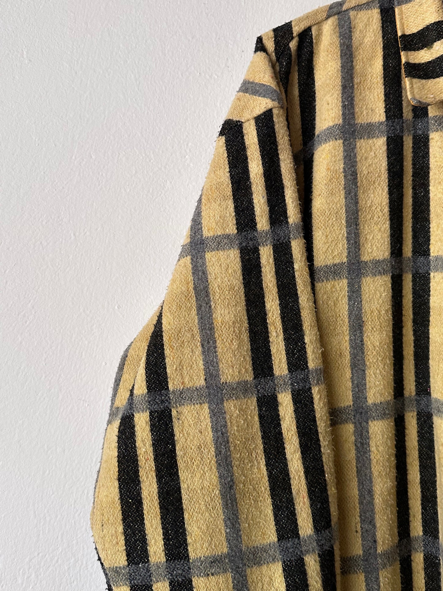 70s Handmade zip-up shirt