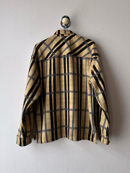 70s Handmade zip-up shirt