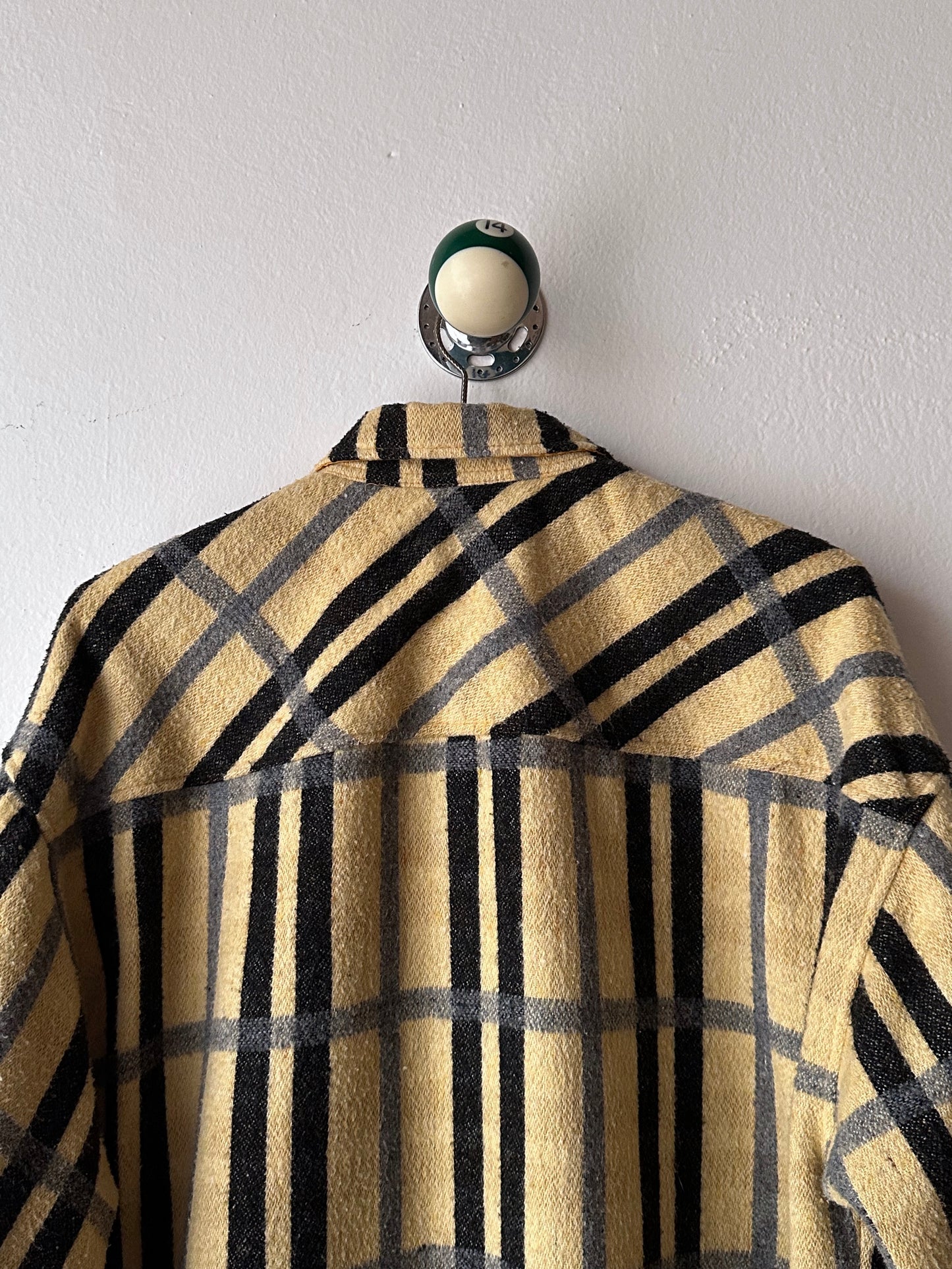 70s Handmade zip-up shirt
