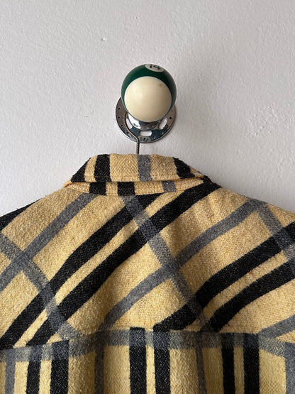 70s Handmade zip-up shirt