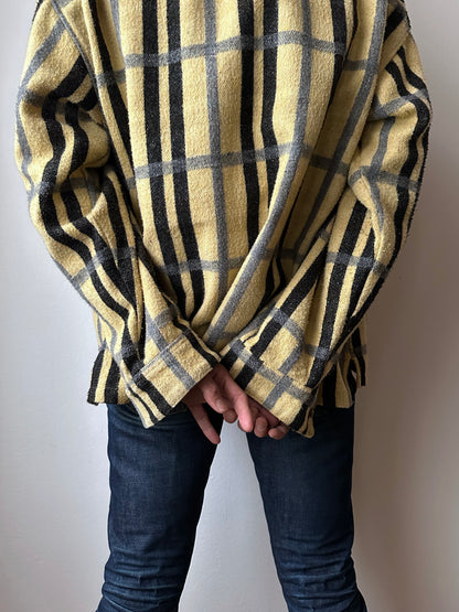 70s Handmade zip-up shirt