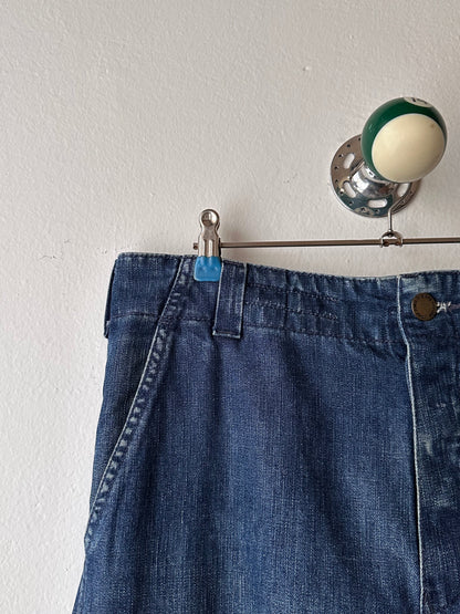 1999s Levi's All Duty denim cargo trousers - w32