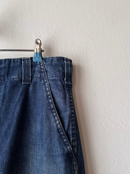1999s Levi's All Duty denim cargo trousers - w32