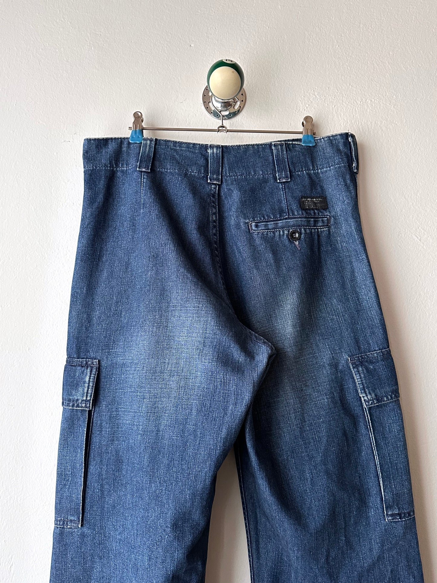 1999s Levi's All Duty denim cargo trousers - w32