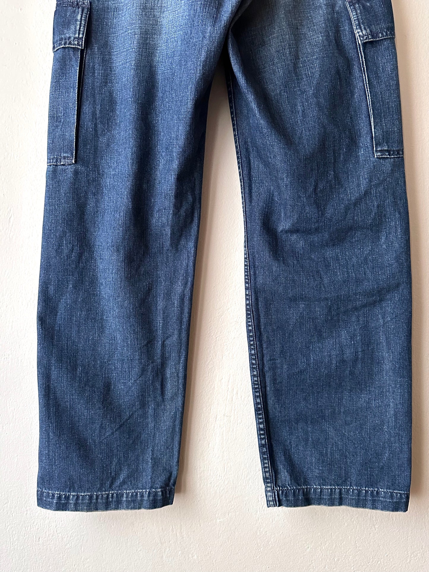 1999s Levi's All Duty denim cargo trousers - w32