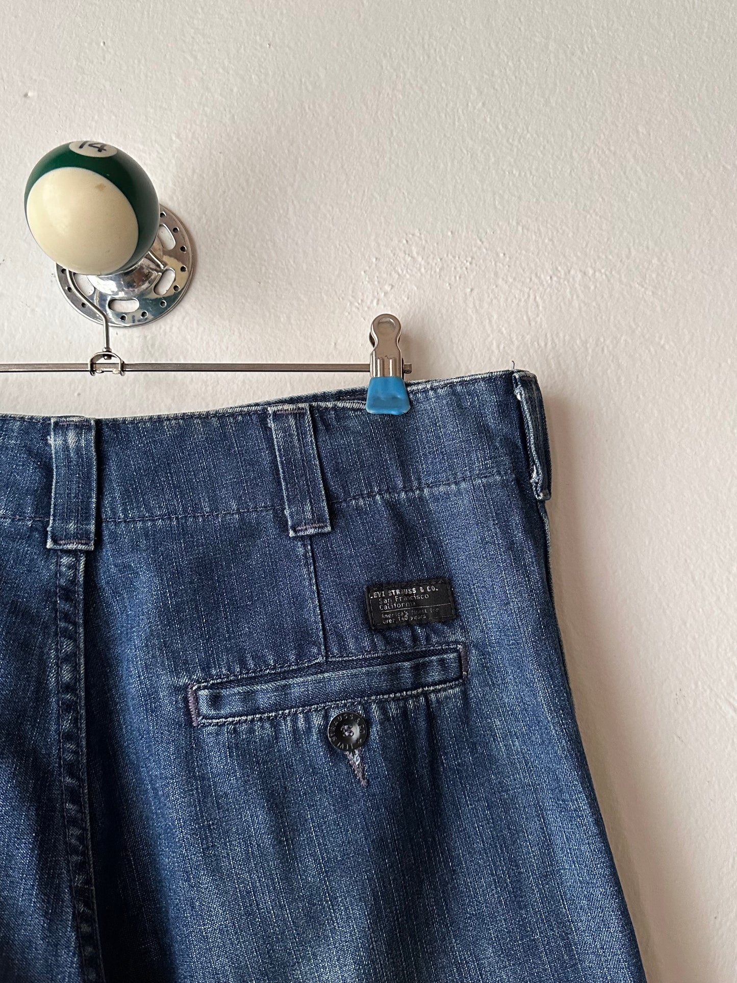 1999s Levi's All Duty denim cargo trousers - w32