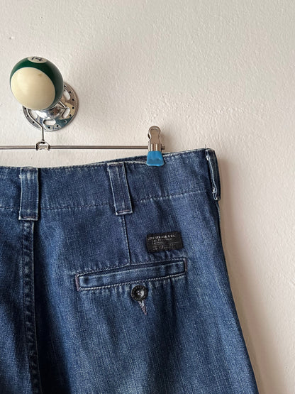 1999s Levi's All Duty denim cargo trousers - w32