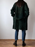 70-80s green suede coat