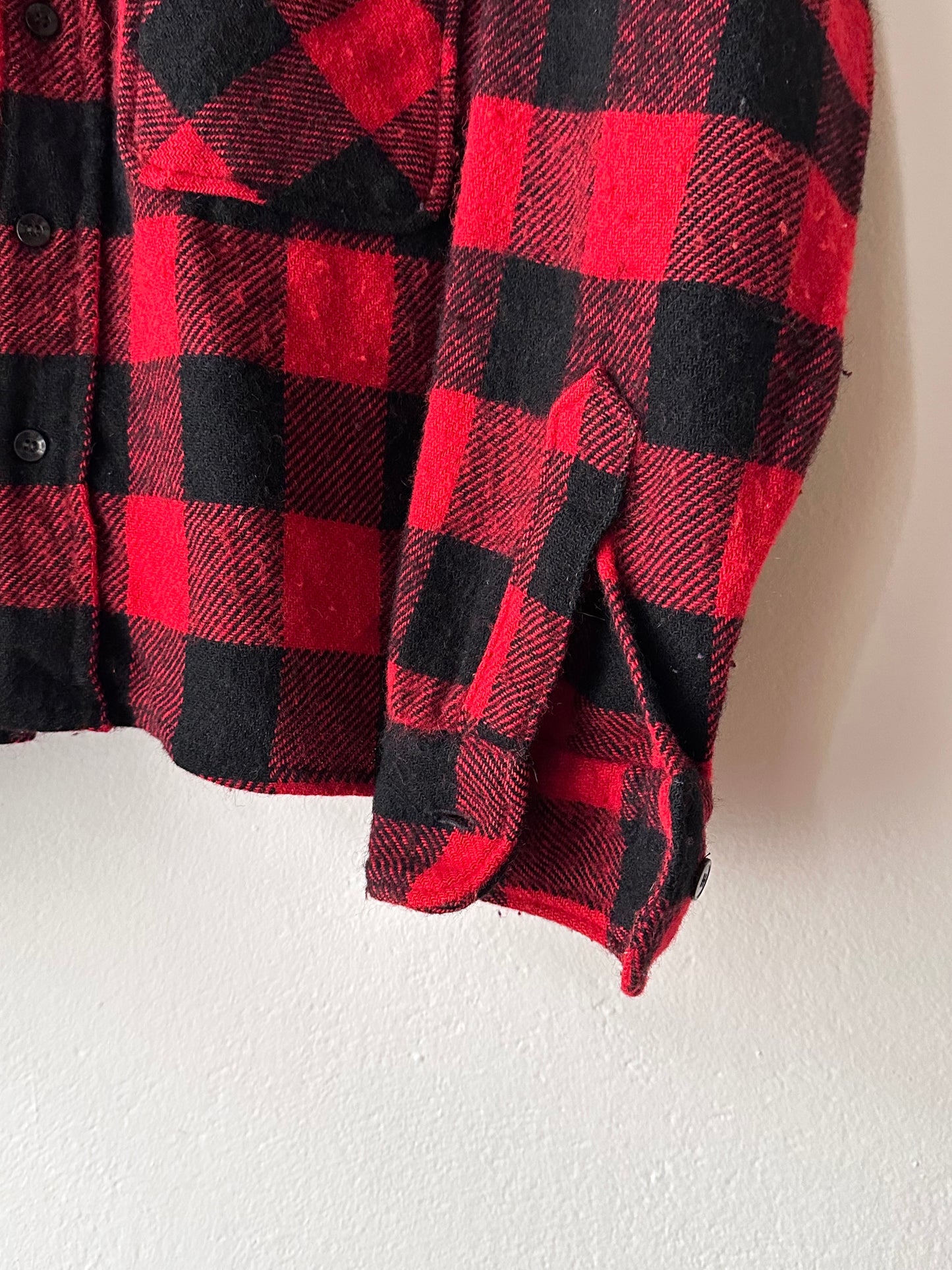 1970s Cropped wool shirt