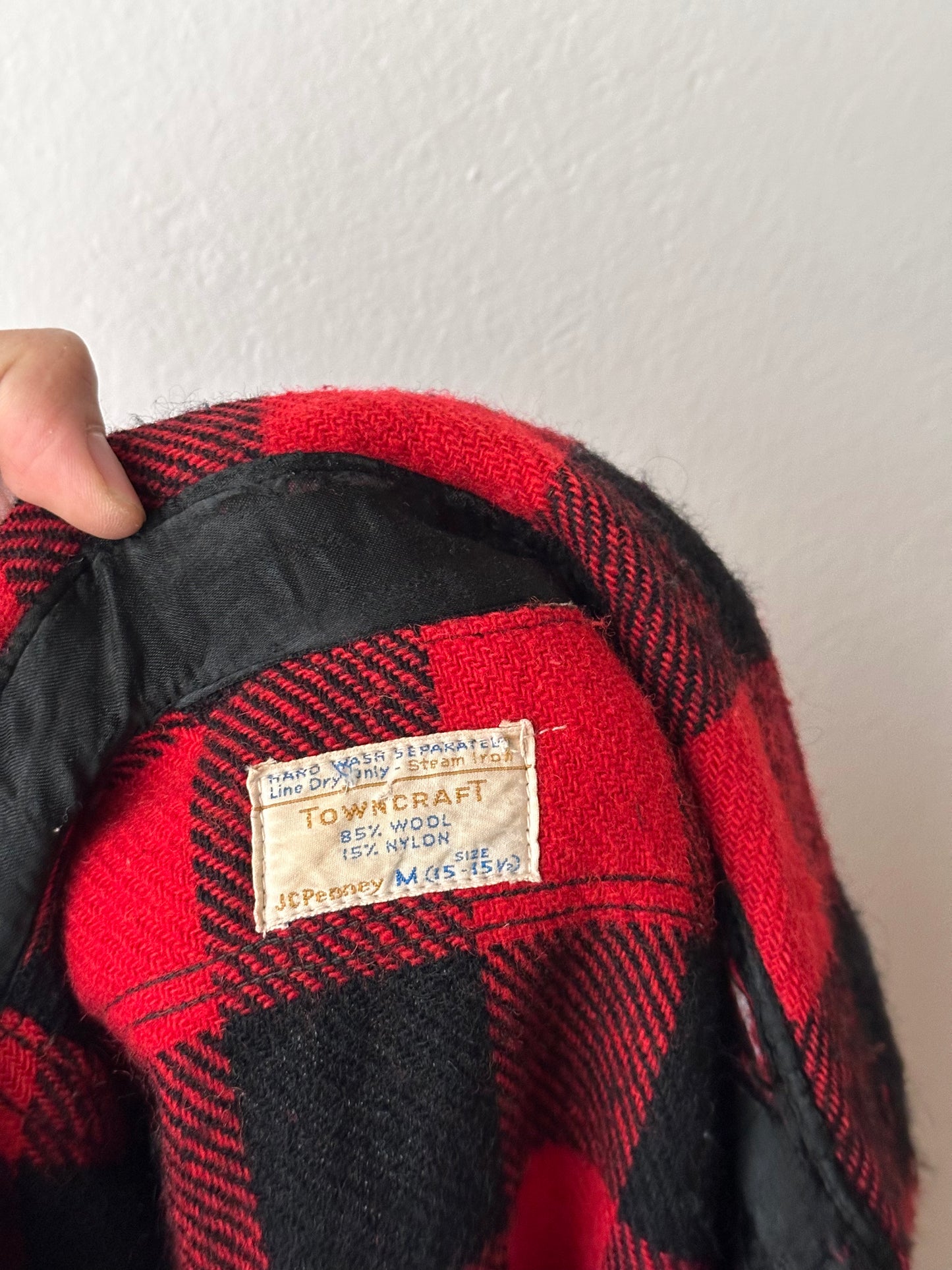 1970s Cropped wool shirt