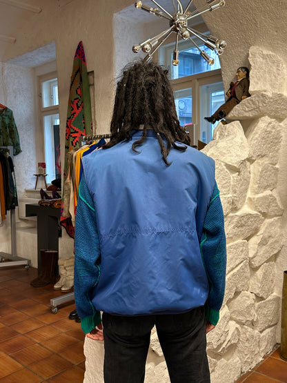 90's 90年代 Patagonia パタゴニア Toto Praha Prague プラハ 古着屋 古着 Vintage store Vintage clothing Made in USA Vest ベスト Fleece フリース アメリカ古着 ユーロ古着 ヨーロッパ古着 Blue 青 アウトドア Outdoor ヴィンテージ