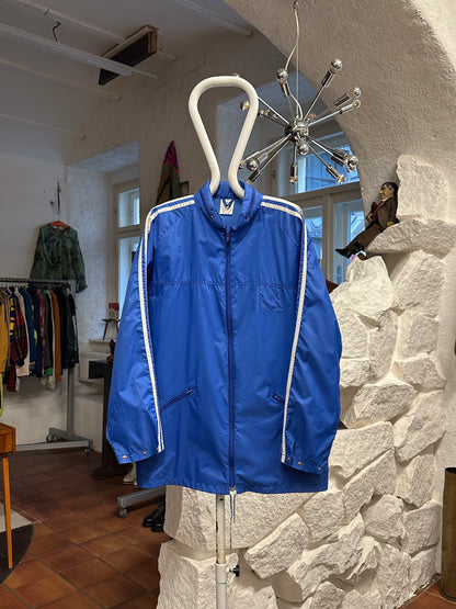 90's 90年代 Adidas アディダス Nylon Jacket ナイロン Vintage store Vintage clothing Toto Praha Prague プラハ 古着屋 古着 Blue 青 ユーロ古着 ヨーロッパ古着 古着卸 