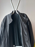 90s Czech work leather coat