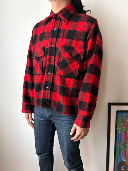 1970s Cropped wool shirt